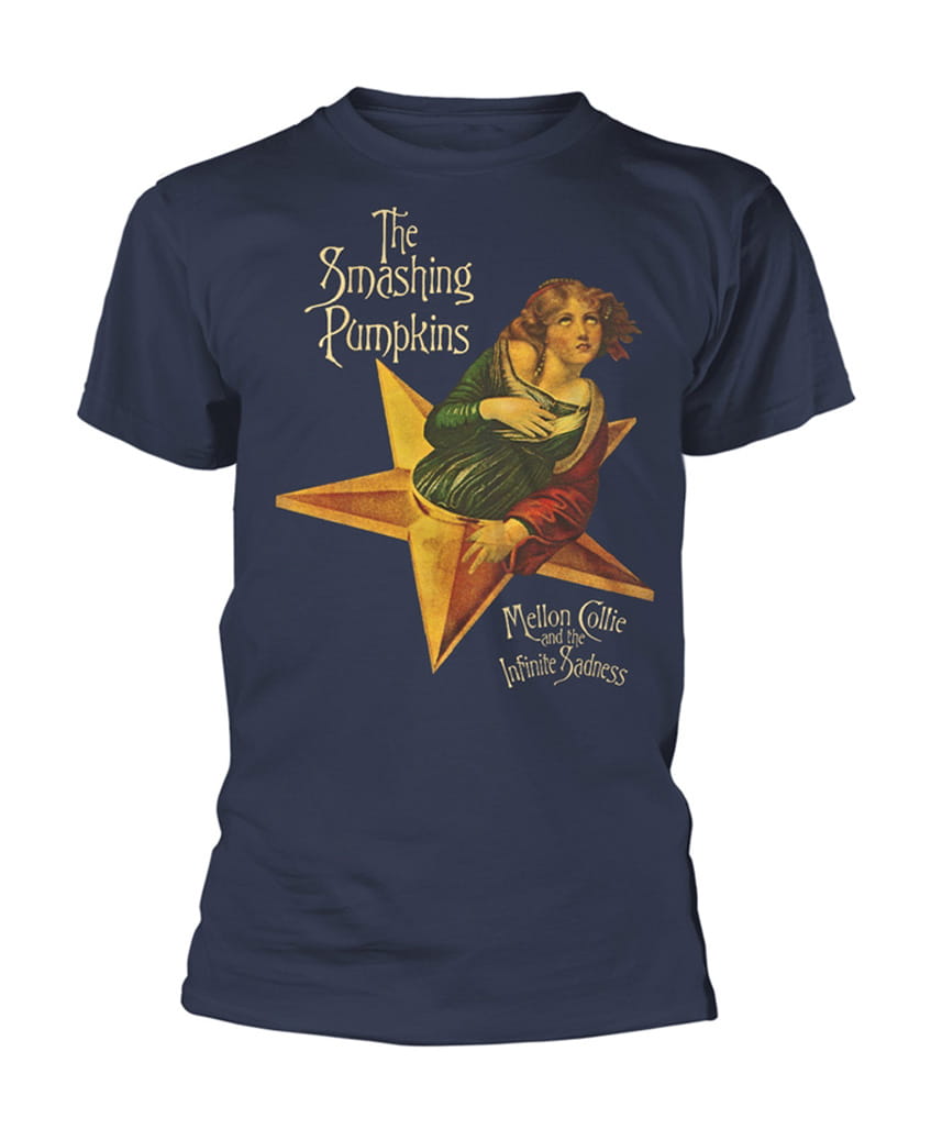 Tričko The Smashing Pumpkins - Mellon Collie modré S