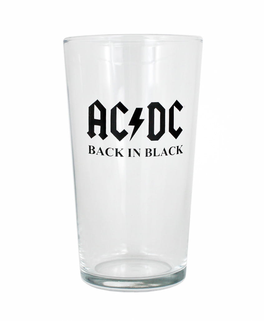 Sklenice na pivo - AC/DC - Back In Black