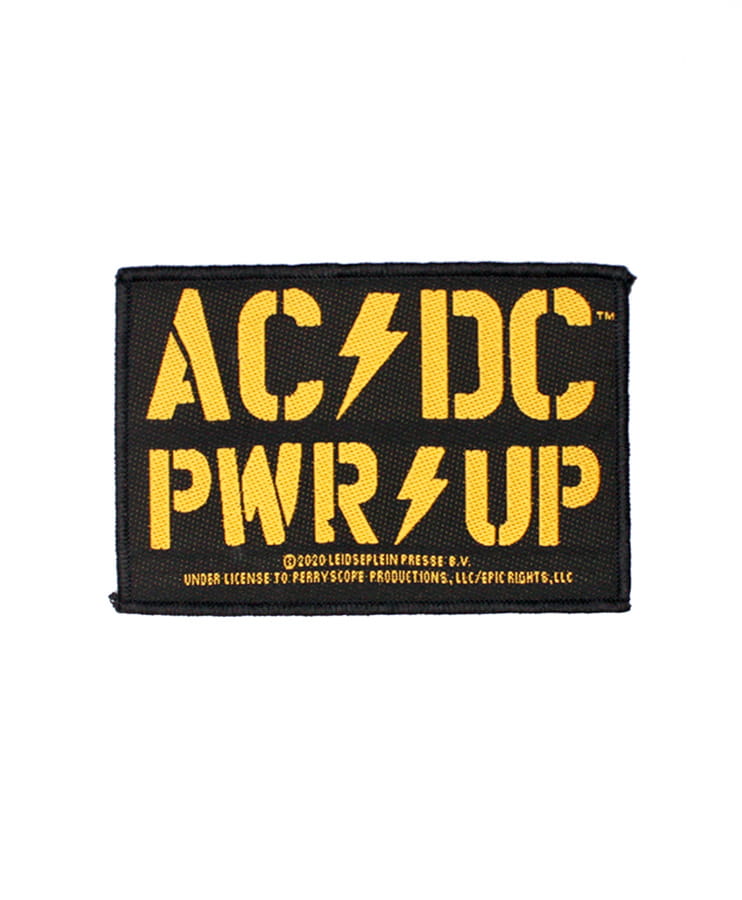 Nášivka AC/DC - Pwr Up Logo žluté