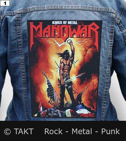Nášivka na bundu Manowar - Kings Of Metal