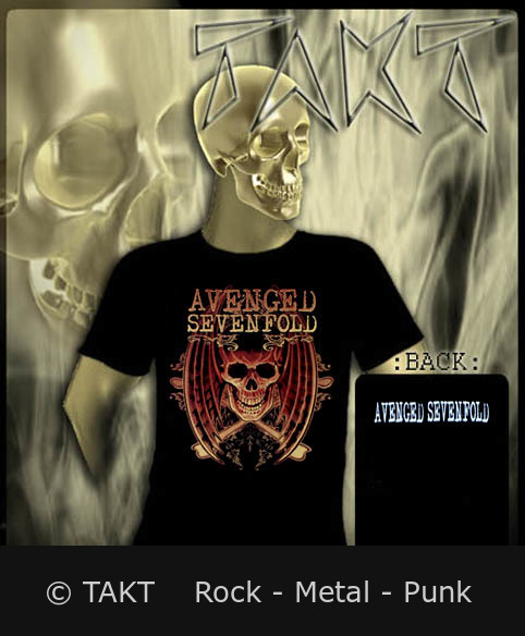 Tričko Avenged Sevenfold - Skull