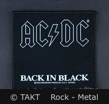 Nášivka AC/DC - Back In Black