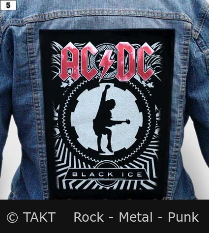 Nášivka na bundu AC/DC - Black Ice