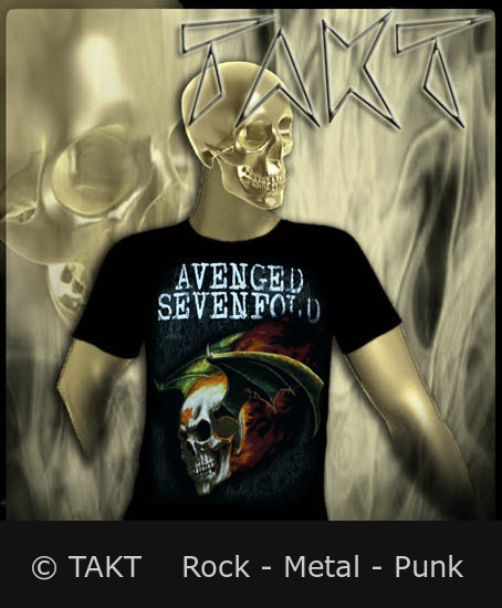 Tričko Avenged Sevenfold - Flaming XL
