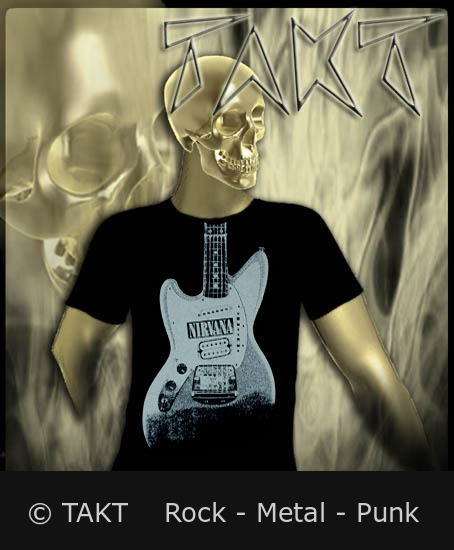 Tričko Nirvana - kytary
