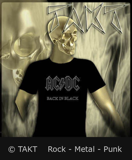 Tričko AC/DC- Back In Black XXL