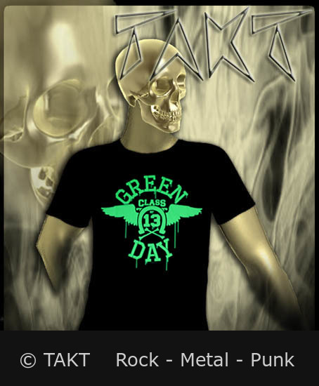 Tričko Green Day - Logo Neon XXL