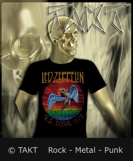 Tričko Led Zeppelin - Tour 1975 L