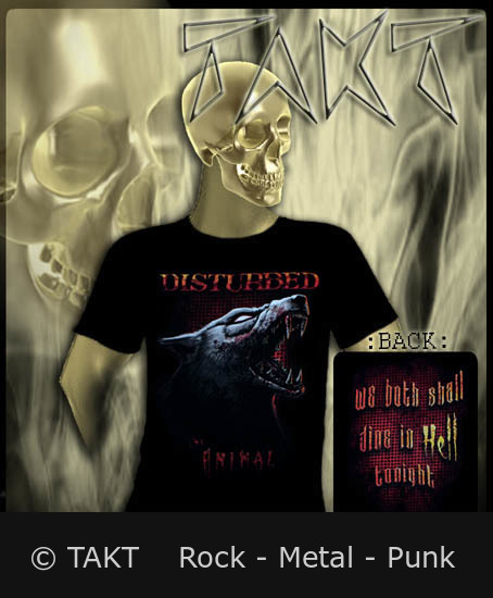 Tričko Disturbed - Animal XL