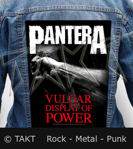 Nášivka na bundu Pantera - Vulgar Display Of Power