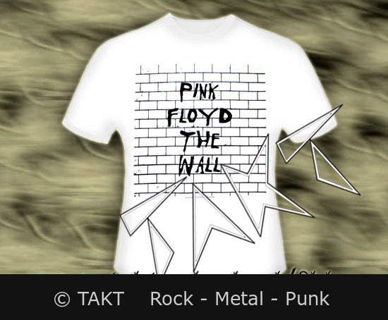 Tričko Pink Floyd - The Wall bílé M