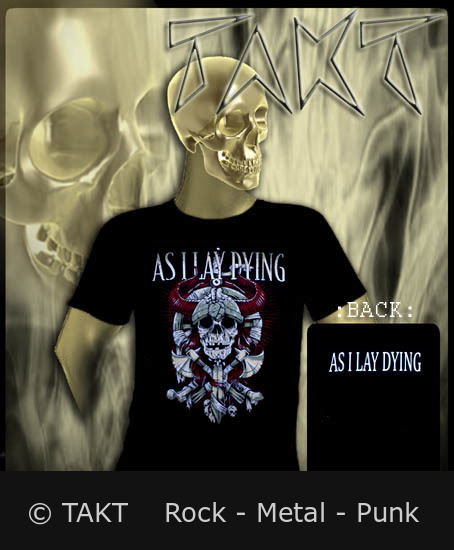 Tričko As I Lay Dying - Skull M