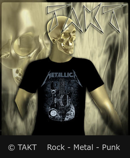 Tričko Metallica - Kirk Hammett kytara L