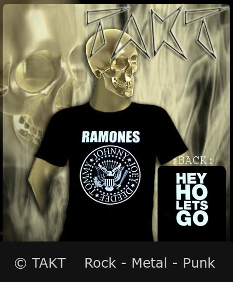 Tričko Ramones - Hey Ho Lets Go 02 S