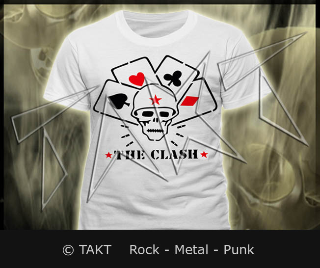 Tričko The Clash bílé L
