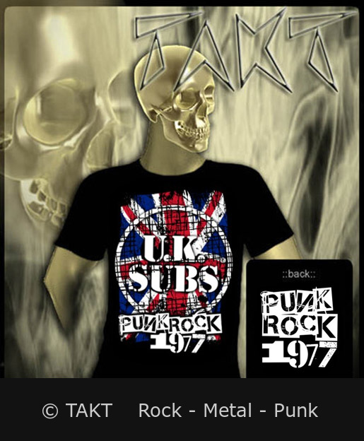 Tričko U.K. Subs - Punk Rock 1977 S