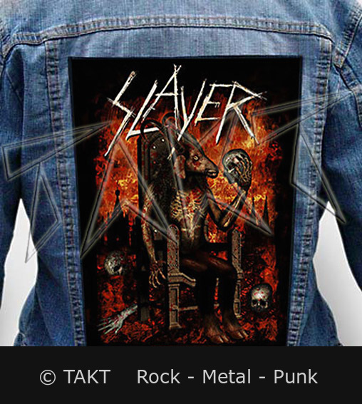 Nášivka na bundu Slayer - Devil On Throne