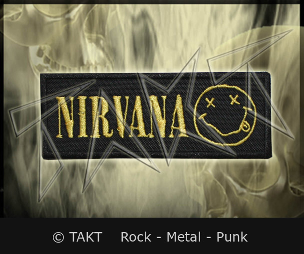 Nášivka Nirvana - Smile 03 žlutá