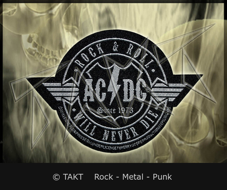 Nášivka AC/DC - Rock Roll Will Never Die