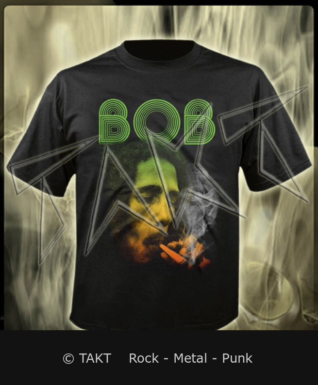 Tričko Bob Marley - Smoking Da Erb
