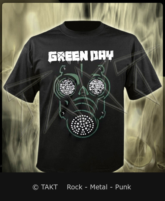 Tričko Green Day - Green Mask