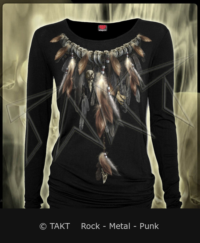 Dámské tričko s dlouhým rukávem Native Spirit - Spiral Direct XL
