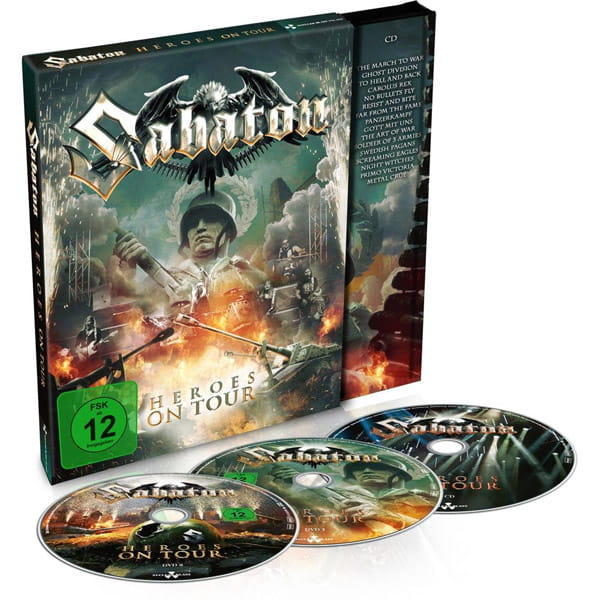 2 DVD + CD Sabaton - Heroes On Tour Digipack 2016
