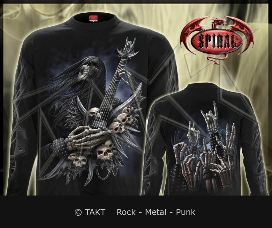 Tričko s dlouhým rukávem Rock On - Spiral Direct - All Print