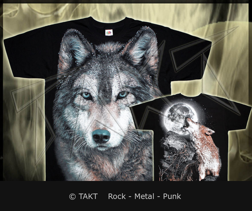 Tričko vlk Forest - All Print XXL