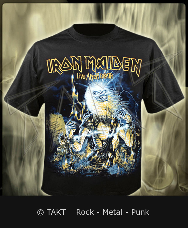 Tričko Iron Maiden - Live After Death XXL