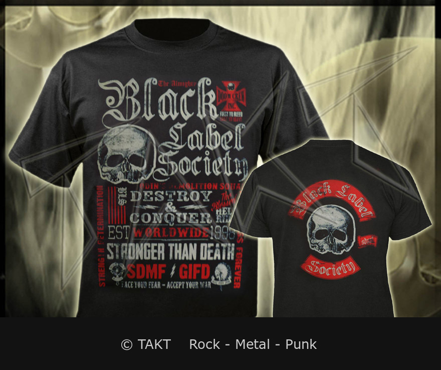Tričko Black Label Society - Destroy Conquer XL