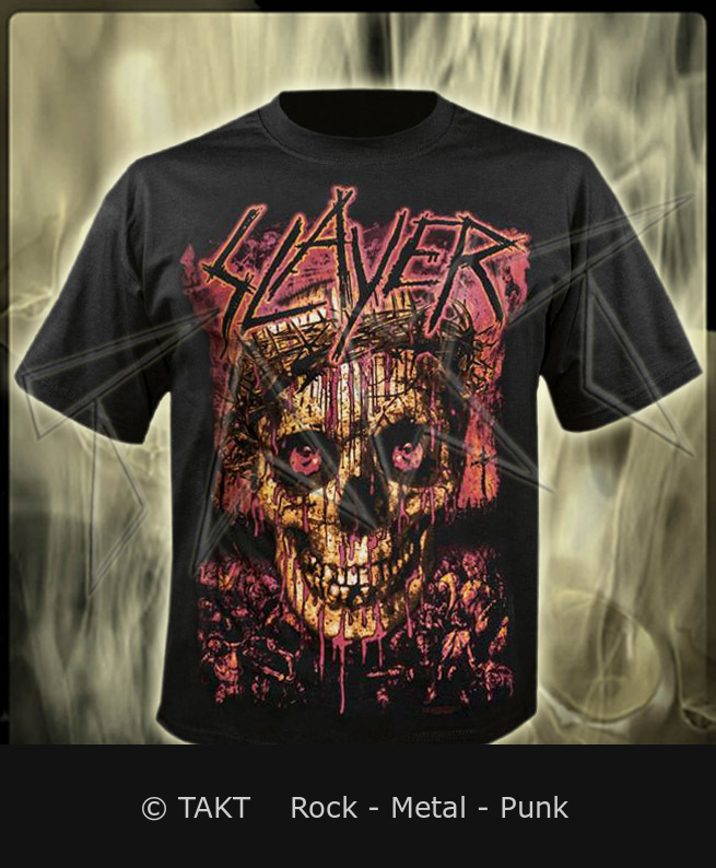 Tričko Slayer - Crowned Skull