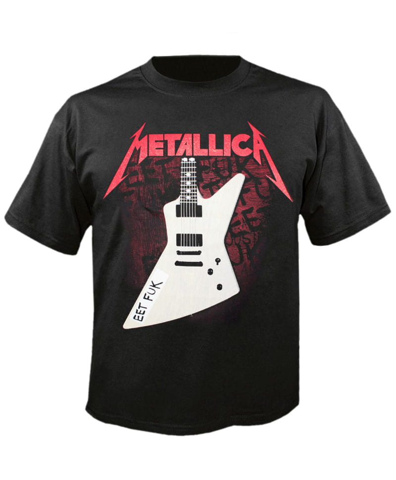 Tričko Metallica - James Hetfield kytara 3 Eet Fuk M