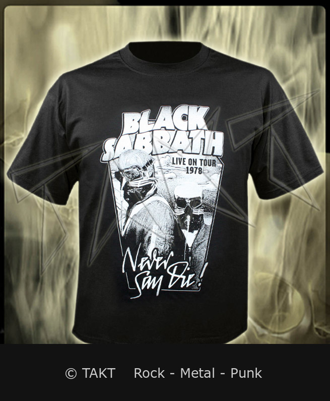 Tričko Black Sabbath - Never Say Die M