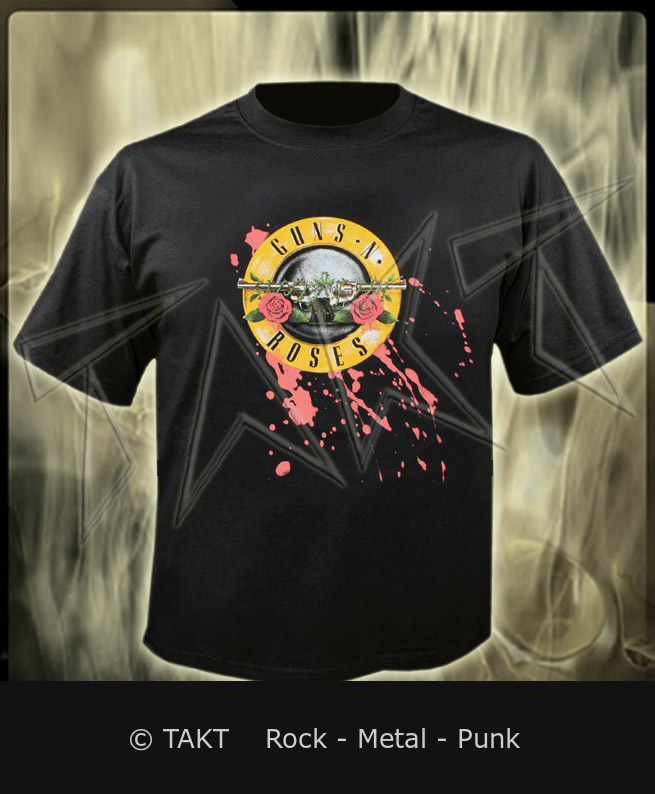 Tričko Guns N Rroses - Logo Guns 4 Bullet M