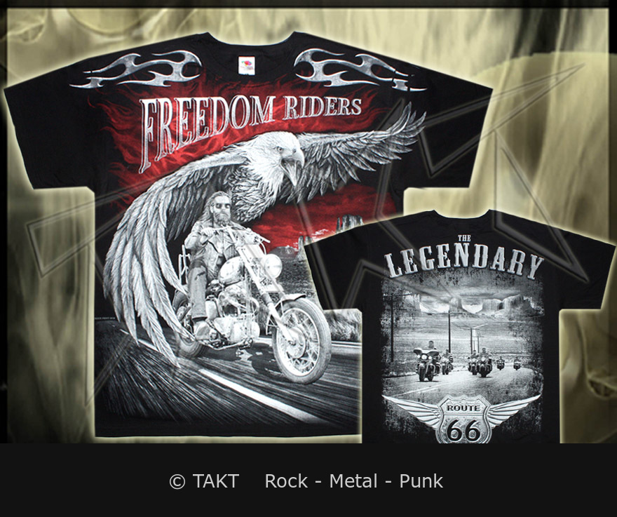 Tričko Freedom Riders - All Print L