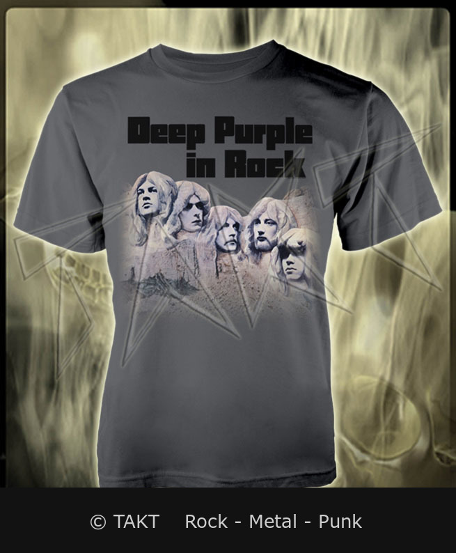 Tričko Deep Purple - Deep Purple In Rock 2 šedé
