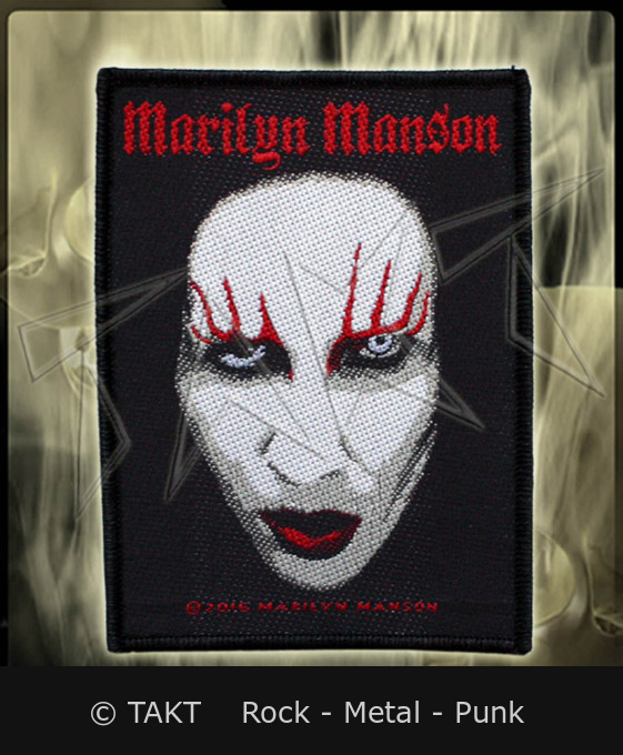 Nášivka Marilyn Manson - Face 02
