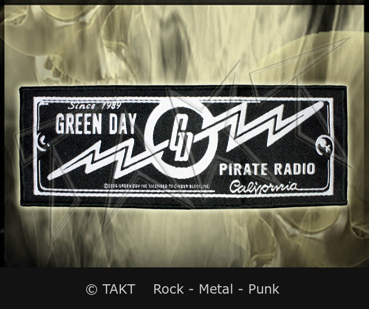 Nášivka dlouhá Green Day - Pirate Radio