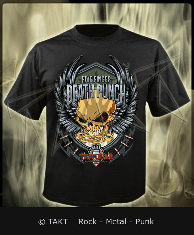 Tričko Five Finger Death Punch - Trouble L
