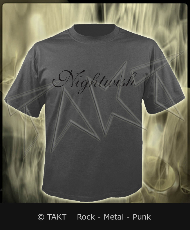 Tričko Nightwish - Logo šedé M