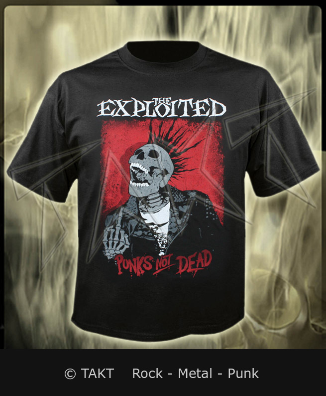 Tričko The Exploited - Punks Not Dead Splatter XXL