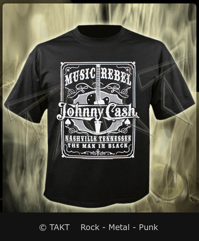 Tričko Johnny Cash - Music Rebel M