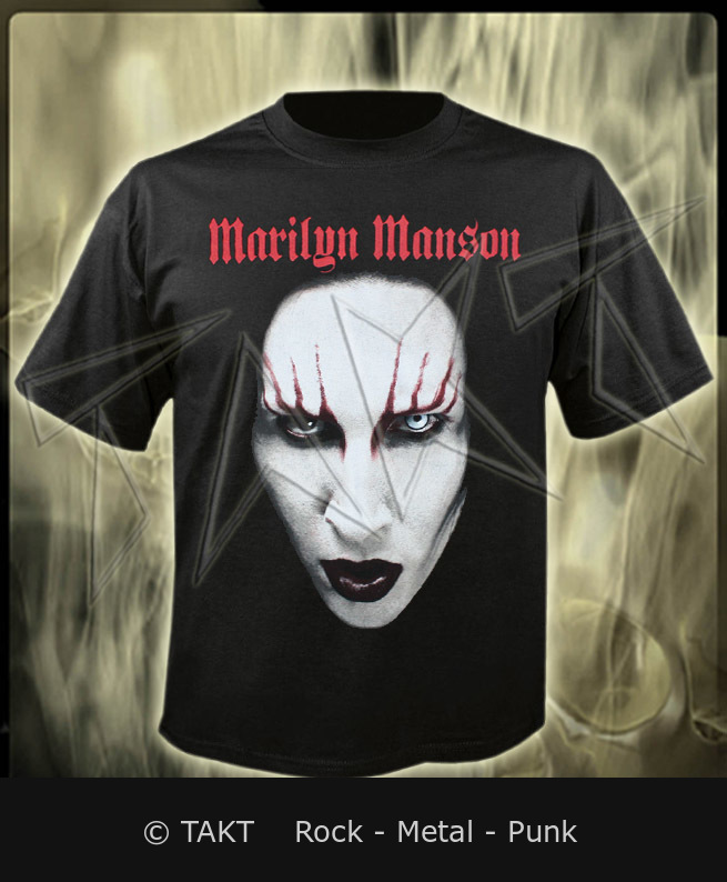 Tričko Marilyn Manson - Red Lips XXL