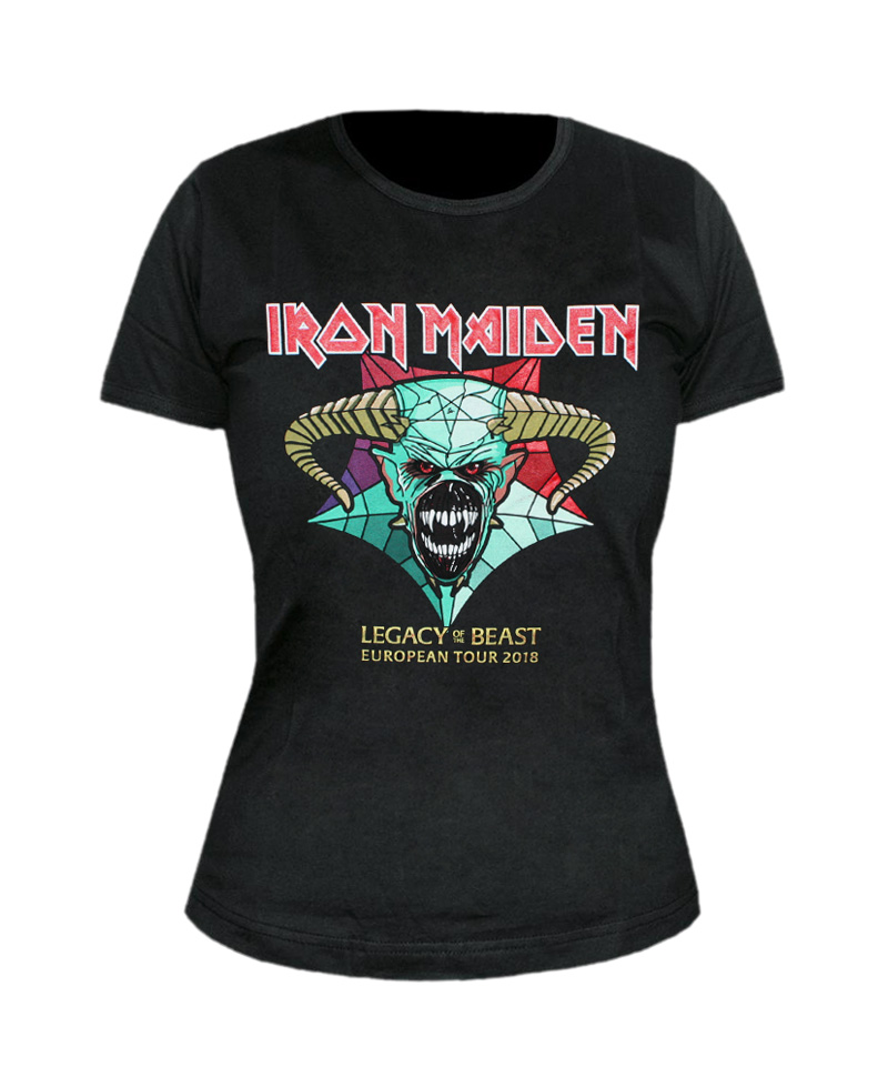 Dámské tričko Iron Maiden - Legacy Of The Beast European Tour 2018