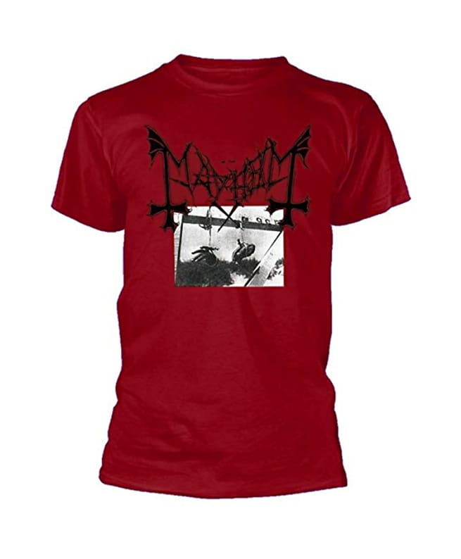 Tričko Mayhem - Deathcrush 2 - červené XL