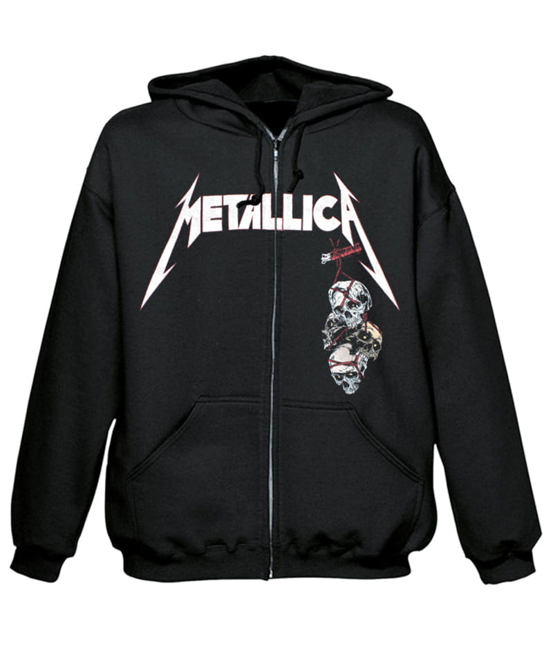 Mikina se zipem Metallica - Death Reaper XL