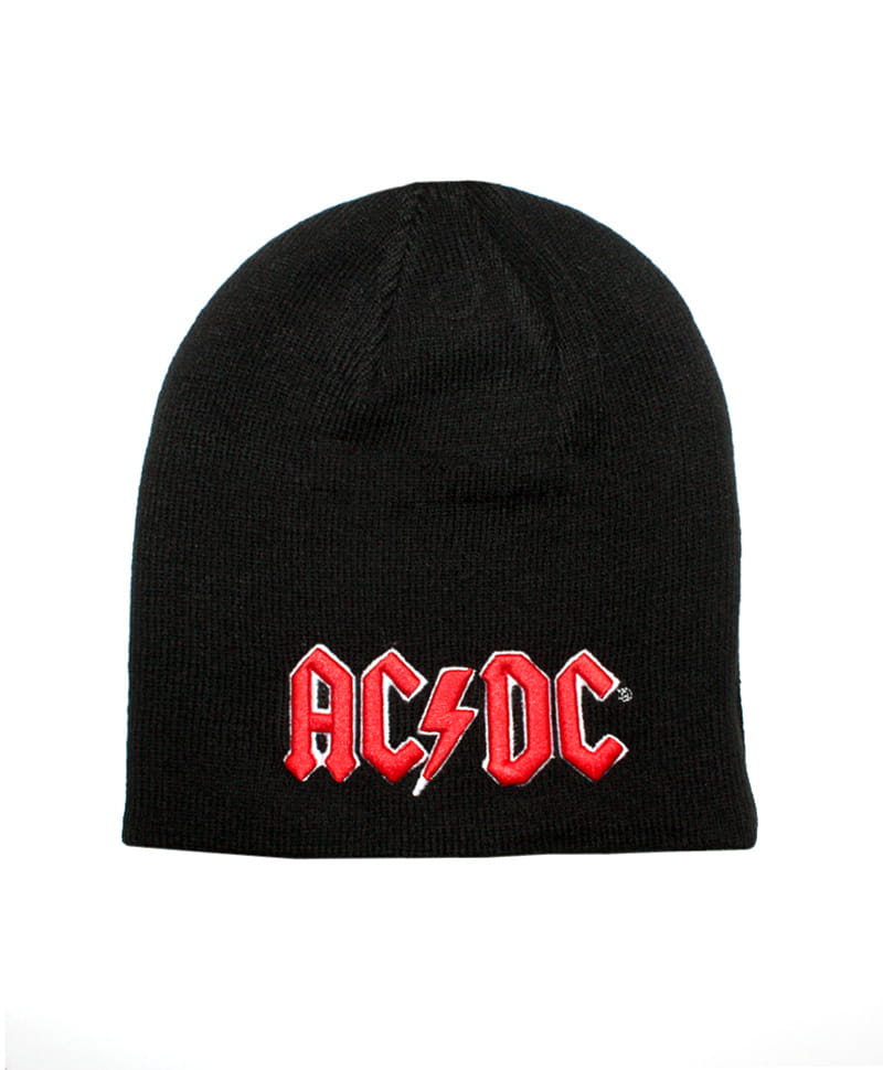 Čepice AC/DC - Logo červené 3d Zimní