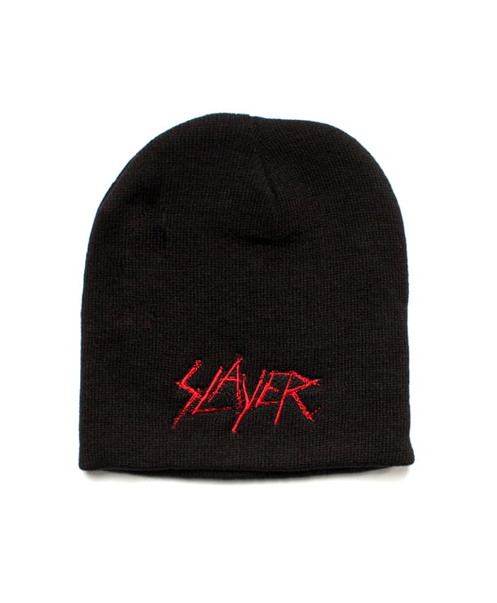 Čepice Slayer - Logo červené Zimní