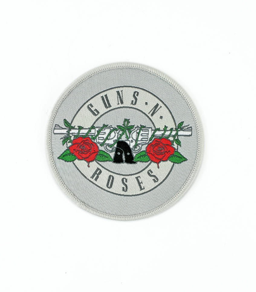 Nášivka Guns N Roses - Logo Guns 2 Silver